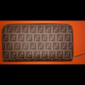 Fendi Zip Around Wallet